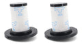Lot de 2 filtres Hepa destiné à XForce Flex 1160 Modèles RH98 XForce Flex 1460 Modèles RH99 Aspirateur balai sans fil Alternative à ZR009007