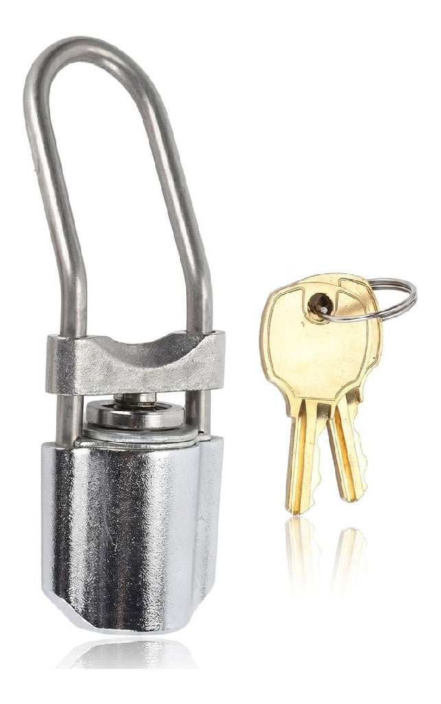 pour Serrure Robinet de Bière en Acier Inoxydable Cadenas pour Robinet du Fût de Bière 11x4cm 2 Clés Incluses
