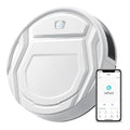 Aspirateur Robot Autonomie Mince Silencieux Connecté possédant WiFi/Alexa/App 3 Modes d’aspirations Programmable Idéal pour Les Poils d’animaux Tapis Sols Durs M210 Blanc